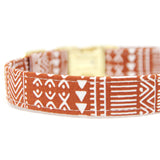 Terracotta Tribal Dog Collar | Santa Fe